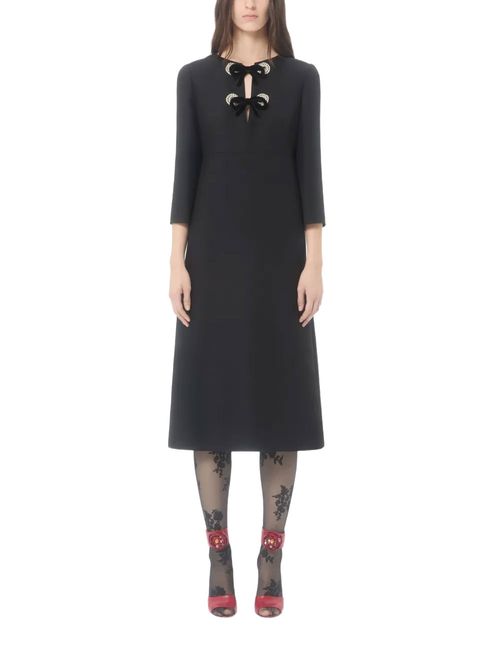 Rochie midi cu funde