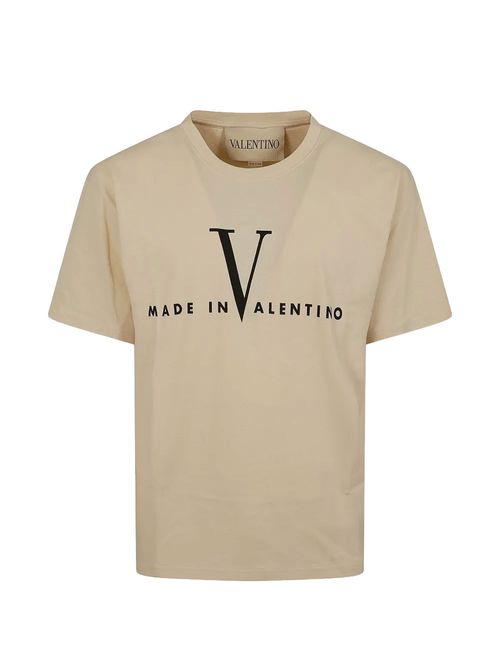 Tricou bej cu imprimeu