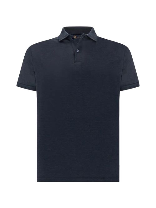 Tricou polo bleumarin