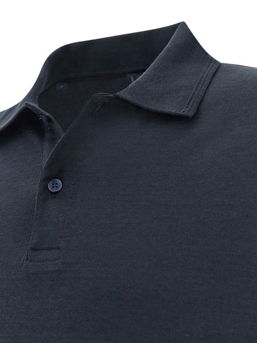 Tricou polo bleumarin