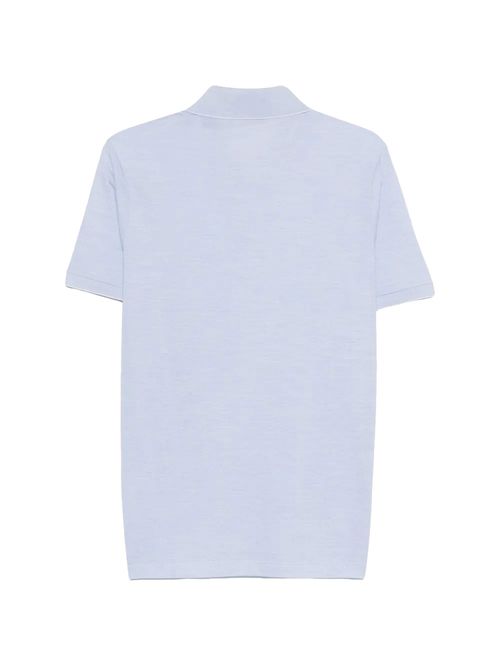 Tricou polo alb bumbac