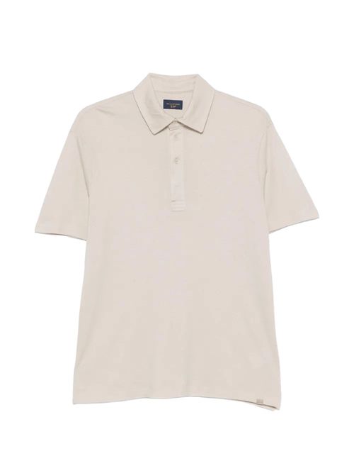 Tricou polo bej bumbac