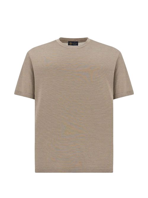 Tricou maro bumbac cu mătase