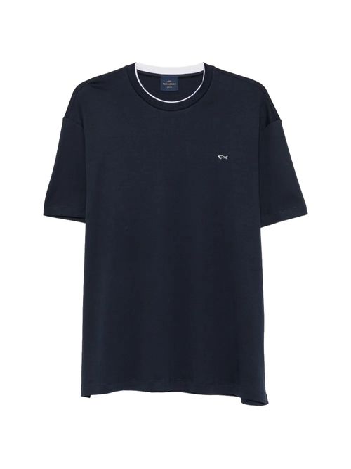 Tricou bleumarin cu logo