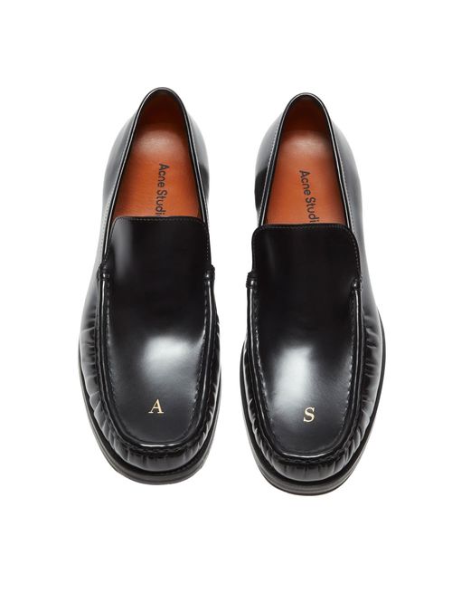 Pantofi loafers negri