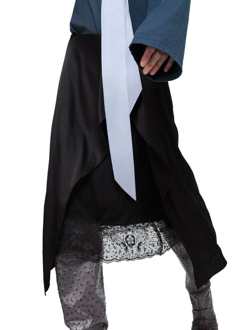 Fustă midi satin