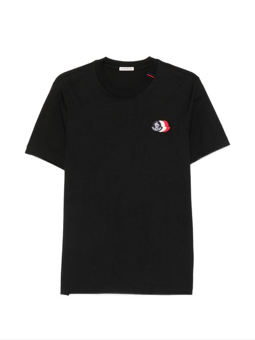 Tricou negru patch logo