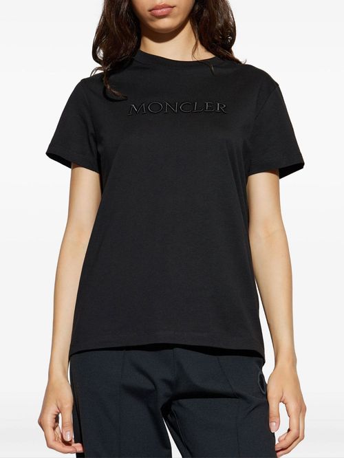 Tricou negru din bumbac