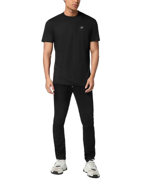 Tricou negru cu logo