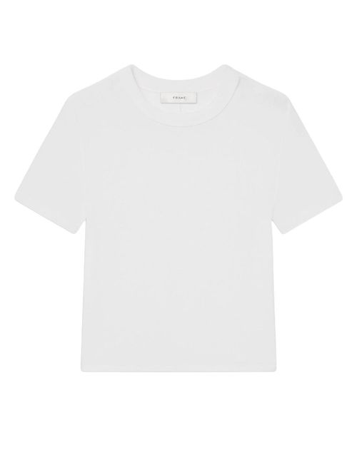 Tricou alb din bumbac