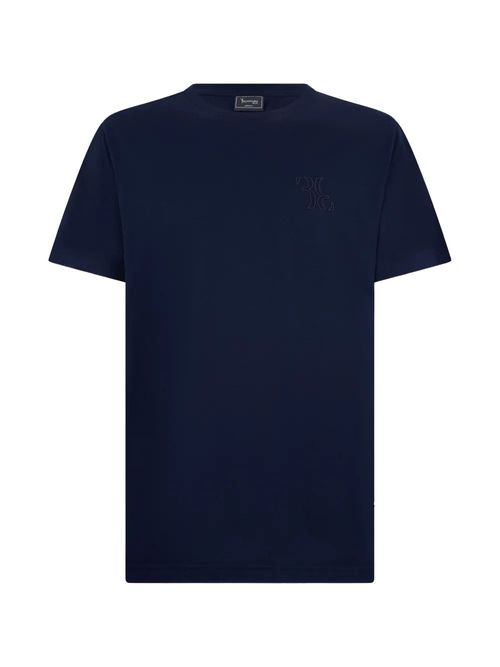 Tricou albastru cu logo