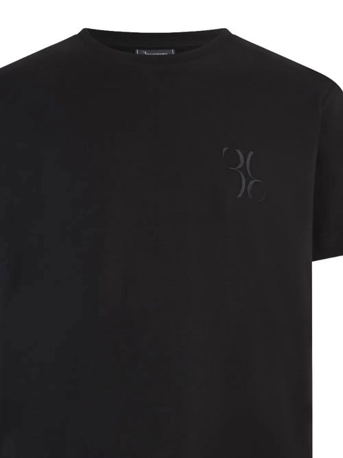 Tricou negru cu logo