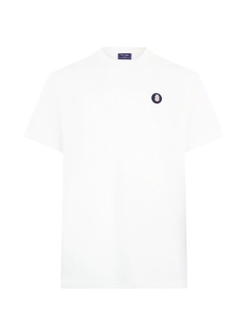 Tricou alb cu logo