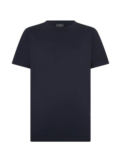 Tricou bleumarin cu logo brodat