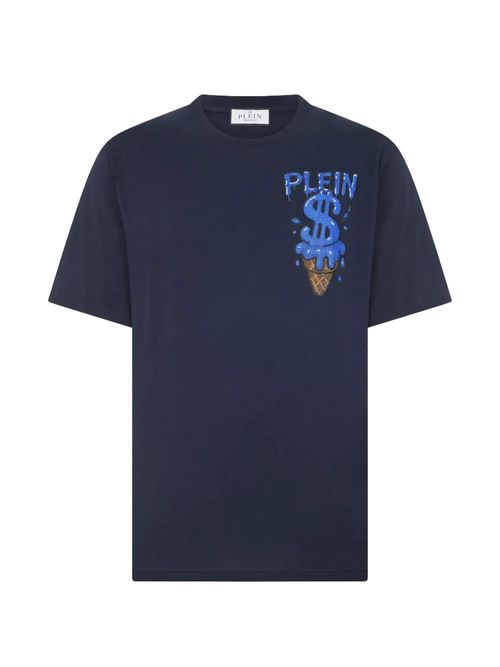 Tricou bleumarin cu imprimeu