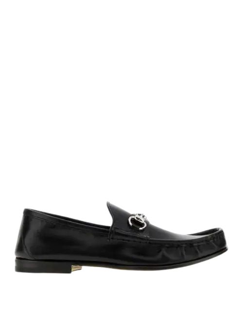 Mocasini negri din piele