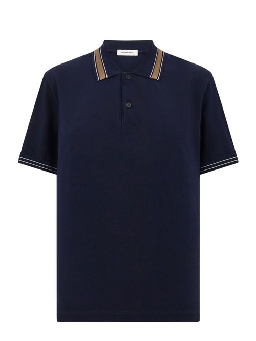 Tricou polo bleumarin