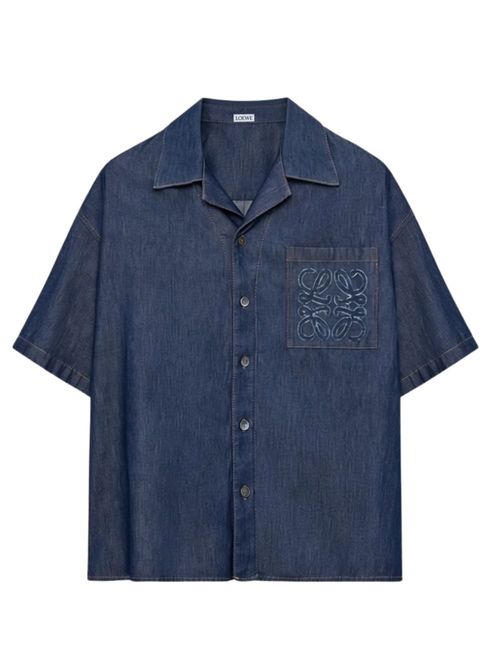 Cămașă din denim cu logo