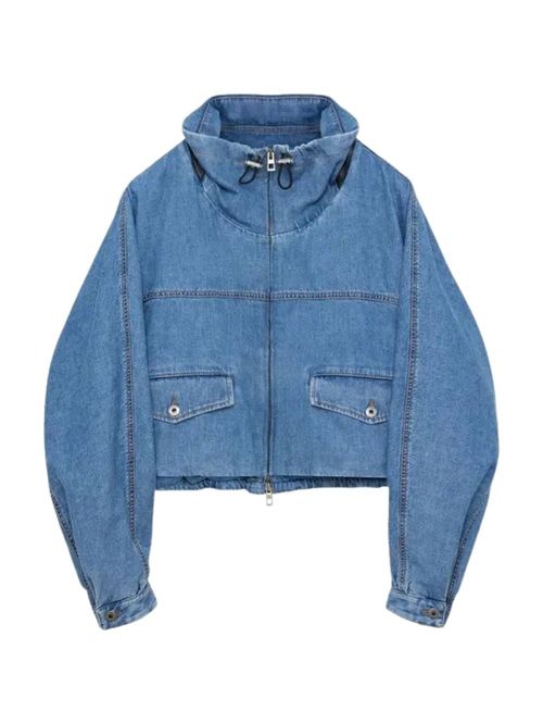 Jachetă din denim cu buzunare