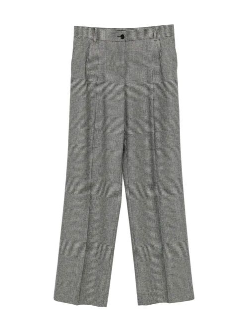 Pantaloni gri lână și cașmir