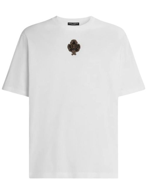 Tricou alb cu logo