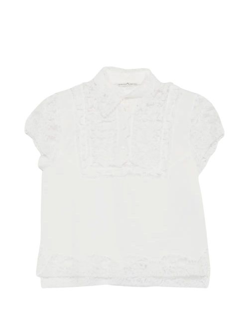 Bluză albă cu broderie