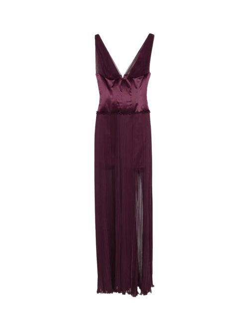 Rochie maxi din mătase