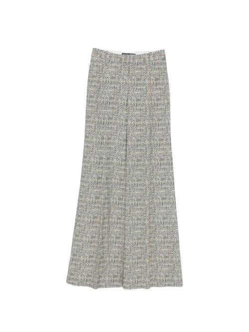 Pantaloni gri evazați