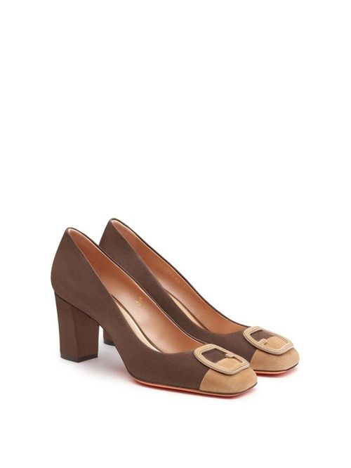 Pantofi cu toc maro 70mm