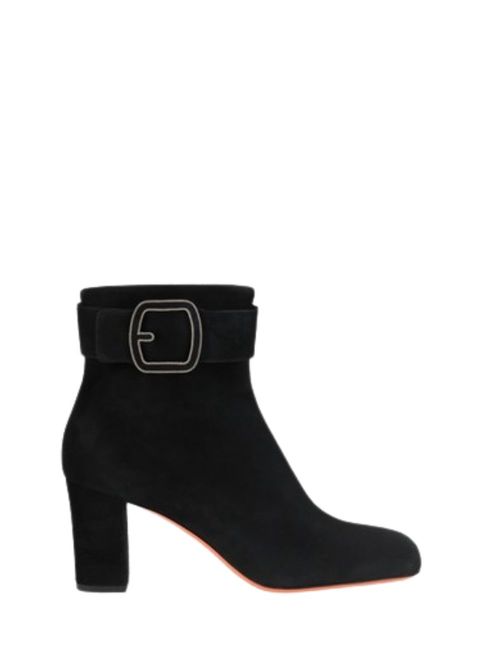 Botine Newmarta negre 70mm