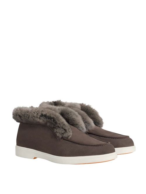 Ghete Nubuck maro